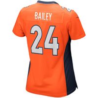 Women's Nike Champ Bailey Orange Denver Broncos Game Retired Player Jersey