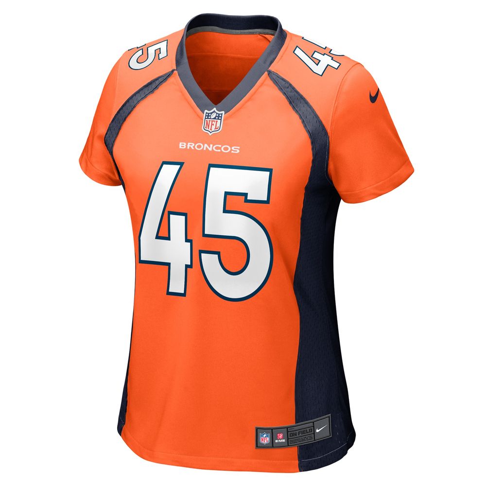 Women's Nike Christopher Allen Orange Denver Broncos Game Player Jersey