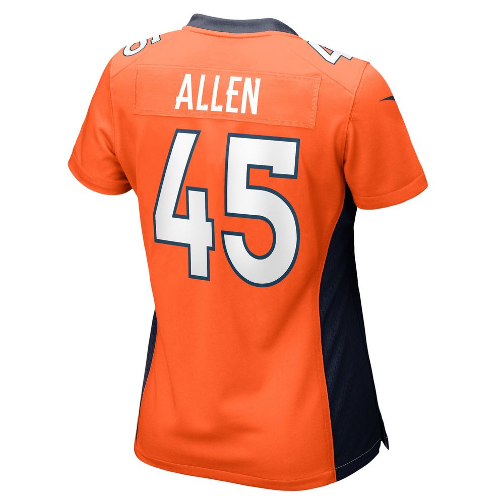 Women's Nike Christopher Allen Orange Denver Broncos Game Player Jersey