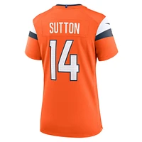 Maillot de match Nike Courtland Sutton Orange Denver Broncos Mile High Collection pour femme