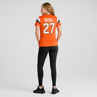 Maillot de match Nike Damarri Mathis Orange Denver Broncos pour femme