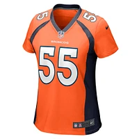 Maillot Nike Frank Clark Orange Denver Broncos Team Game pour femme