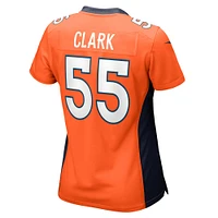 Maillot Nike Frank Clark Orange Denver Broncos Team Game pour femme