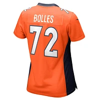 Women's Nike Garett Bolles Orange Denver Broncos Game Jersey