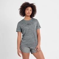 Women's Nike Gray Denver Broncos Sideline Velocity Performance T-Shirt