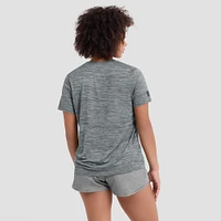 Women's Nike Gray Denver Broncos Sideline Velocity Performance T-Shirt