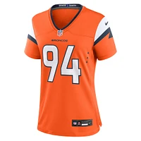 Maillot de match Nike Jordan Jackson Orange Denver Broncos pour femme