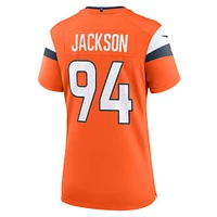 Maillot de match Nike Jordan Jackson Orange Denver Broncos pour femme