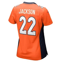 Maillot de match Nike Kareem Jackson Orange Denver Broncos pour femme