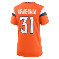 Women's Nike Kris Abrams-Draine  Orange Denver Broncos Team Game Jersey