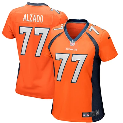 Women's Nike Lyle Alzado Orange Denver Broncos Game Retired Player Jersey