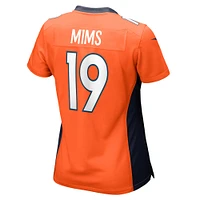 Women's Nike Marvin Mims Jr  Orange Denver Broncos Team Game Jersey