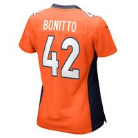 Women's Nike Nik Bonitto Orange Denver Broncos Game Player Jersey