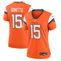 Maillot de match Nike Nik Bonitto Orange Denver Broncos pour femme