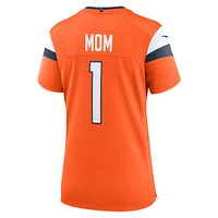 Women's Nike  Orange Denver Broncos #1 Mom Game Jersey