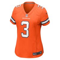 Women's Nike Russell Wilson Orange Denver Broncos Player Game Jersey