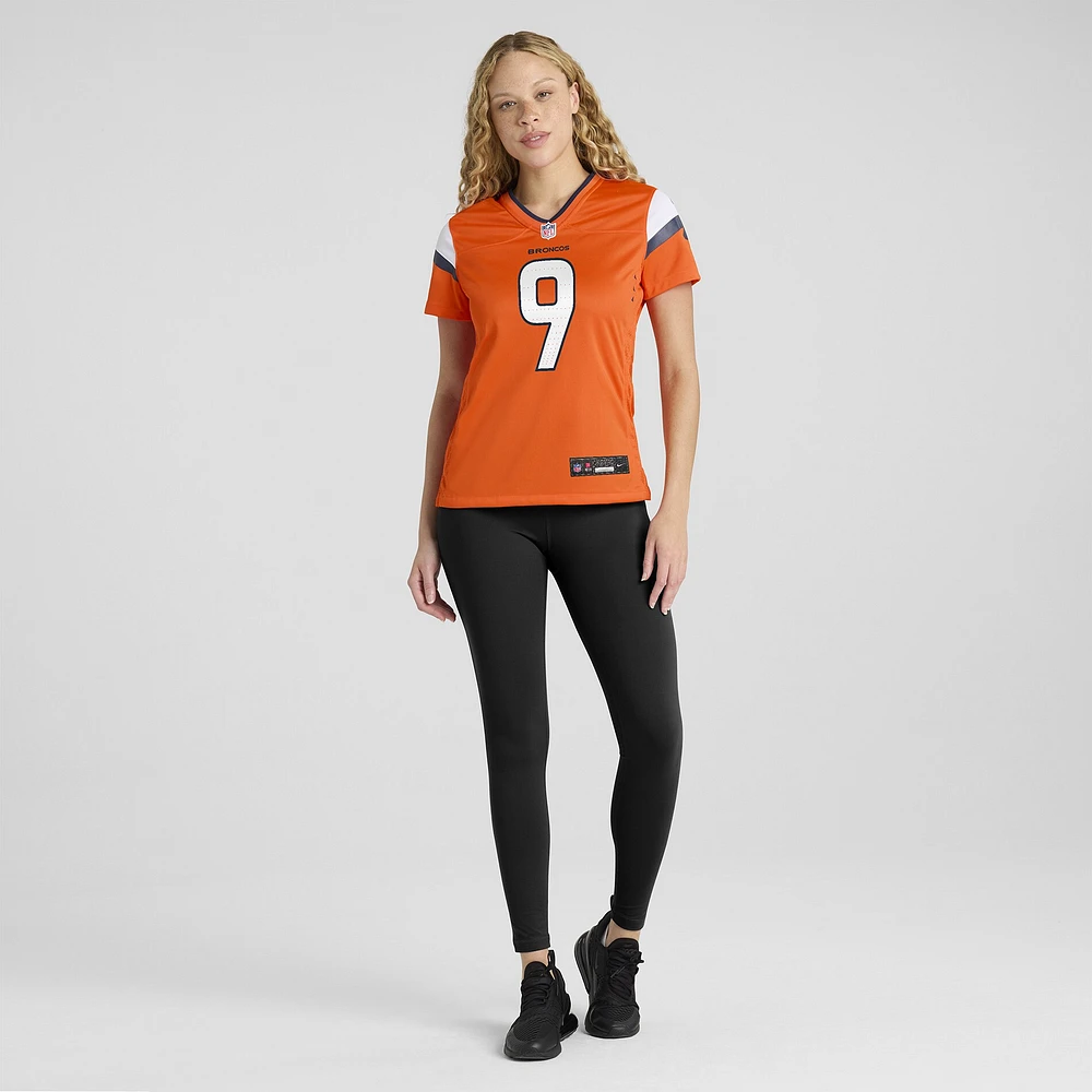 Women's Nike Talanoa Hufanga  Orange Denver Broncos Team Game Jersey