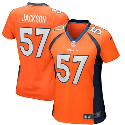 Women's Nike Tom Jackson Orange Denver Broncos Game Retired Player Jersey