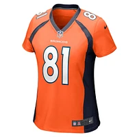 Maillot de match Nike Tre'Quan Smith orange Denver Broncos pour femme