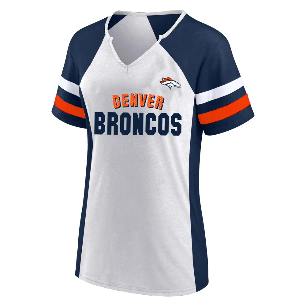 Lids Russell Wilson Denver Broncos Women's Plus Notch Neck T-Shirt - White