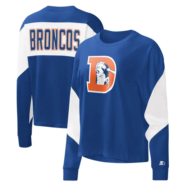 Officially Licensed NFL Women's Denver Broncos Long Sleeve T-Shirt