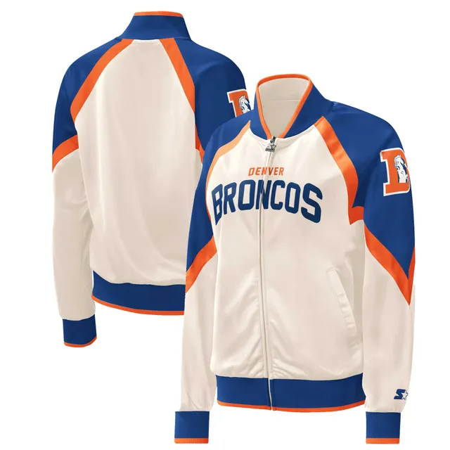 New York Mets Starter Women's Touchdown Raglan Full-Zip Track Jacket - Royal