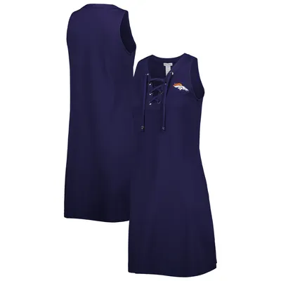 Robe à lacets Tommy Bahama Navy Denver Broncos Island Cays pour femme