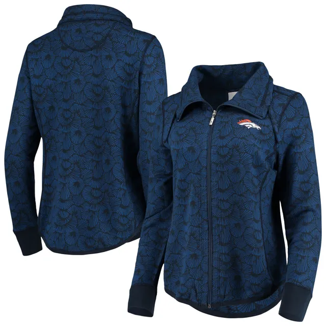 Dallas Cowboys Tommy Bahama Women's Sport Shell We Dance Tri-Blend Full-Zip  Sweatshirt - Navy