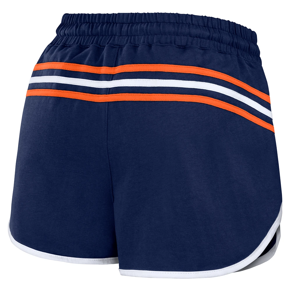 Short à ourlet bleu marine Denver Broncos pour femme WEAR by Erin Andrews