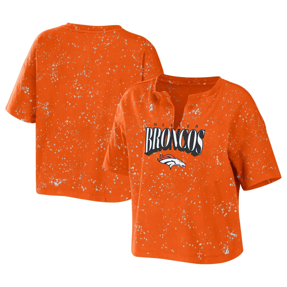 Denver Broncos Splatter Graphic T-Shirt - Womens