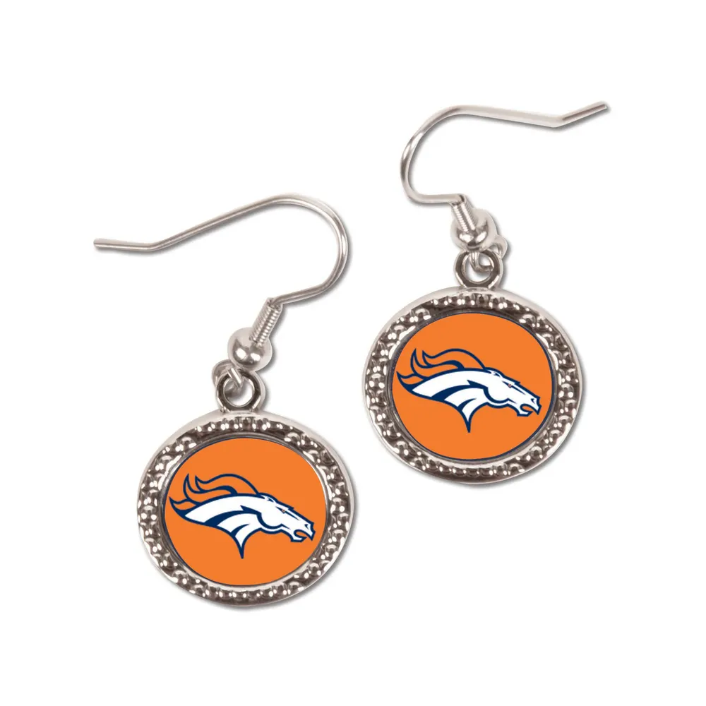 Women's WinCraft Denver Broncos Round Dangle Earrings