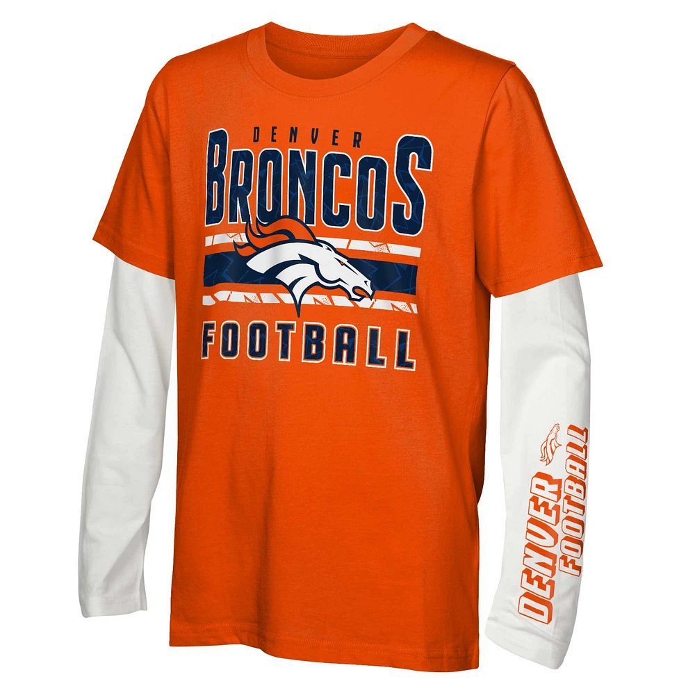 Ensemble de t-shirts the Mix pour jeunes des Denver Broncos