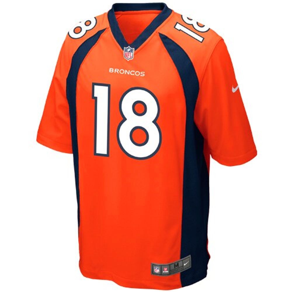 Nike Youth Denver Broncos Peyton Manning Nike Orange Team Color Game Jersey