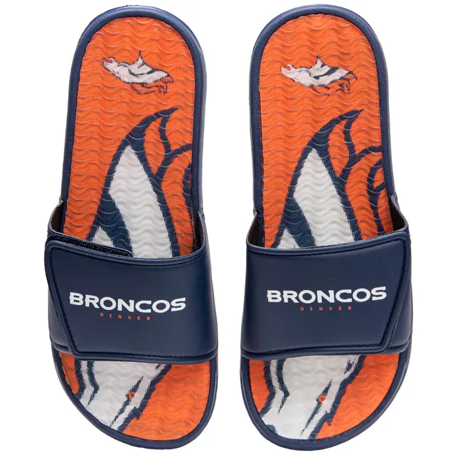 Denver Broncos Womens Big Logo Shimmer Slide