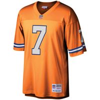 Youth Mitchell & Ness John Elway Orange Denver Broncos 1990 Legacy Retired Player Jersey