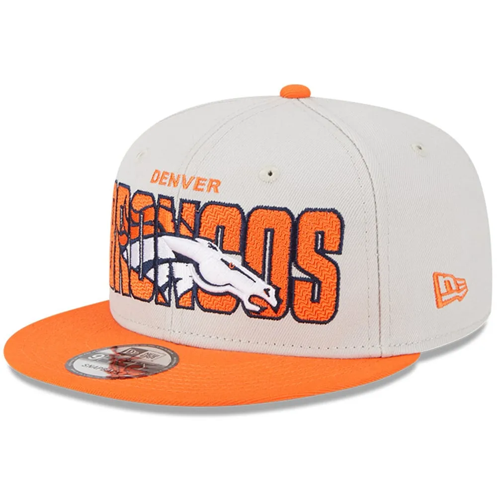 NFL Denver Broncos Black And White New Era 9FIFTY SNAPBACK HAT CAP