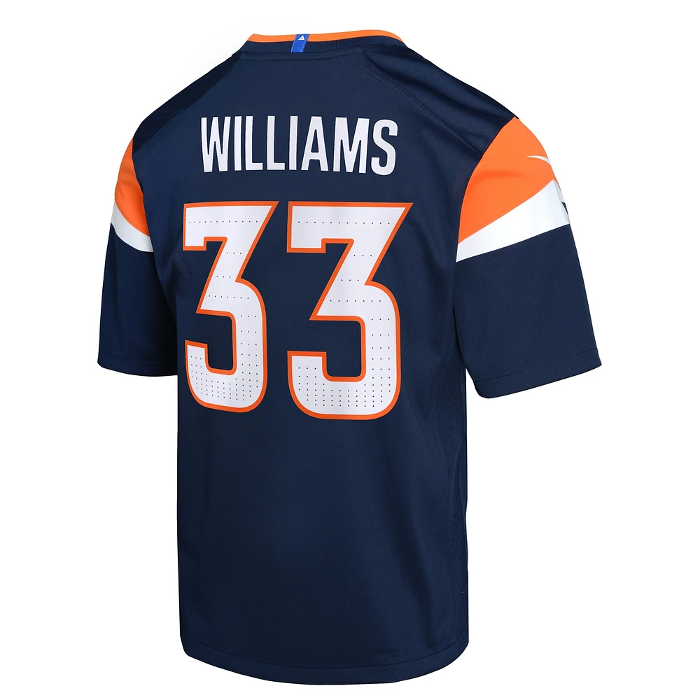 Youth Nike Javonte Williams Navy Denver Broncos Mile High Collection Game Jersey