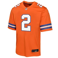 Maillot Nike Patrick Surtain II orange des Denver Broncos pour jeunes