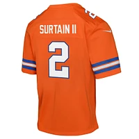 Youth Nike Patrick Surtain II Orange Denver Broncos Mile High Collection 1977 Throwback Game Jersey