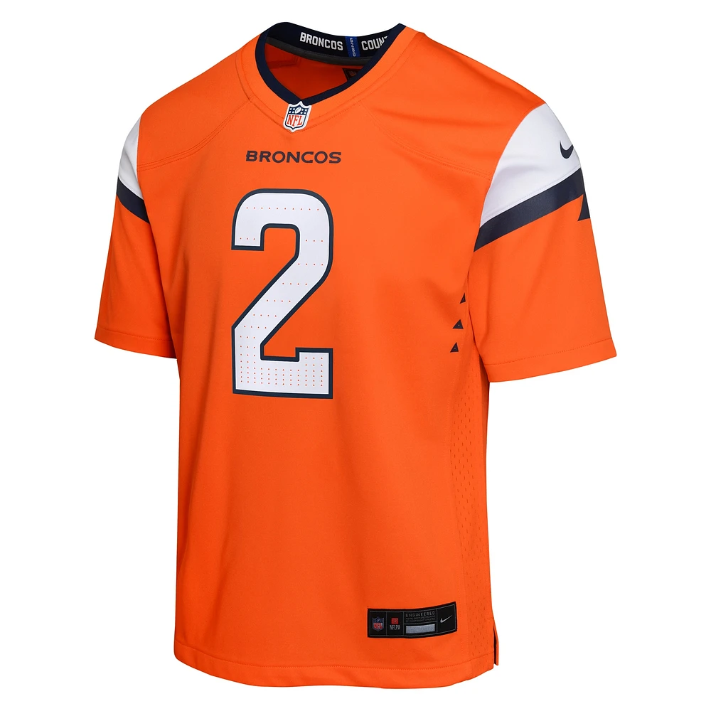 Youth Nike Patrick Surtain II Denver Broncos Mile High Collection Game Jersey