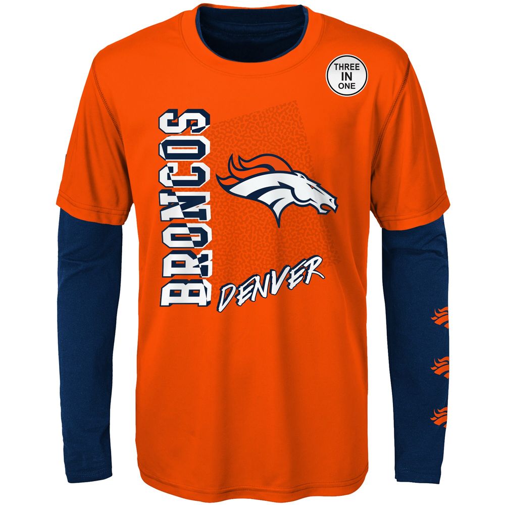 Outerstuff Youth Orange/Navy Denver Broncos For the Love of Game