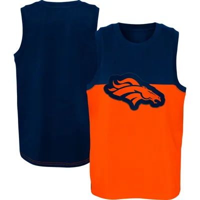 Lids Denver Broncos Starter Logo Touchdown Fashion Tank Top - Orange/Navy