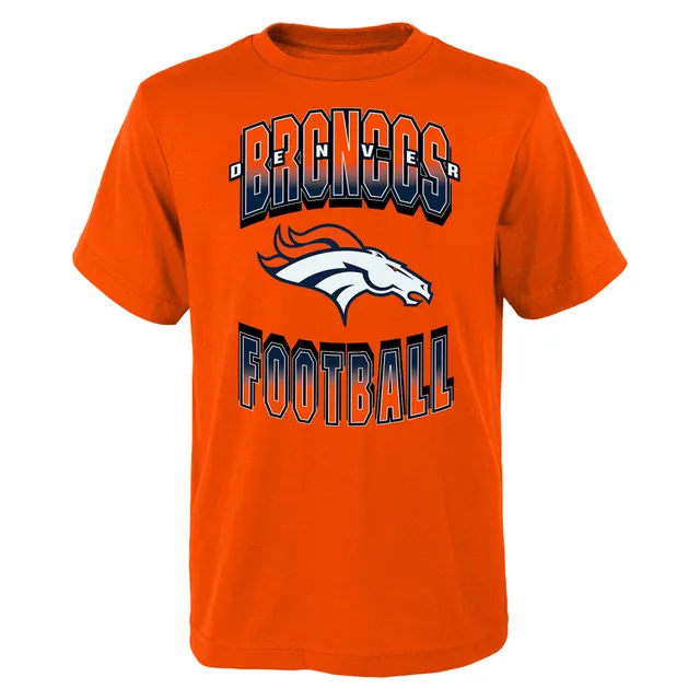 Lids Russell Wilson Denver Broncos Youth Mainliner Player Name & Number T- Shirt - Orange