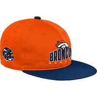 Casquette snapback orange Denver Broncos Legacy Deadstock pour jeune