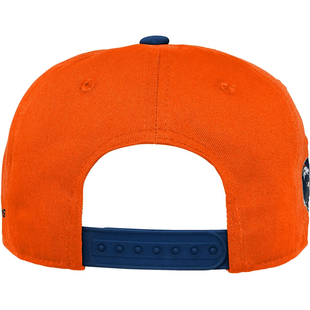 Casquette snapback orange Denver Broncos Legacy Deadstock pour jeune