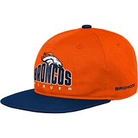 Casquette snapback orange Denver Broncos Legacy Deadstock pour jeune