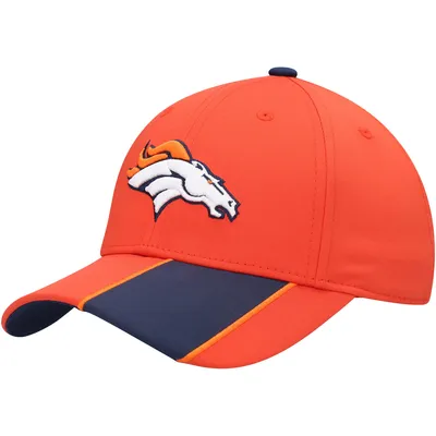 Youth Orange/White Denver Broncos Core Lockup Adjustable Hat - OSFA 