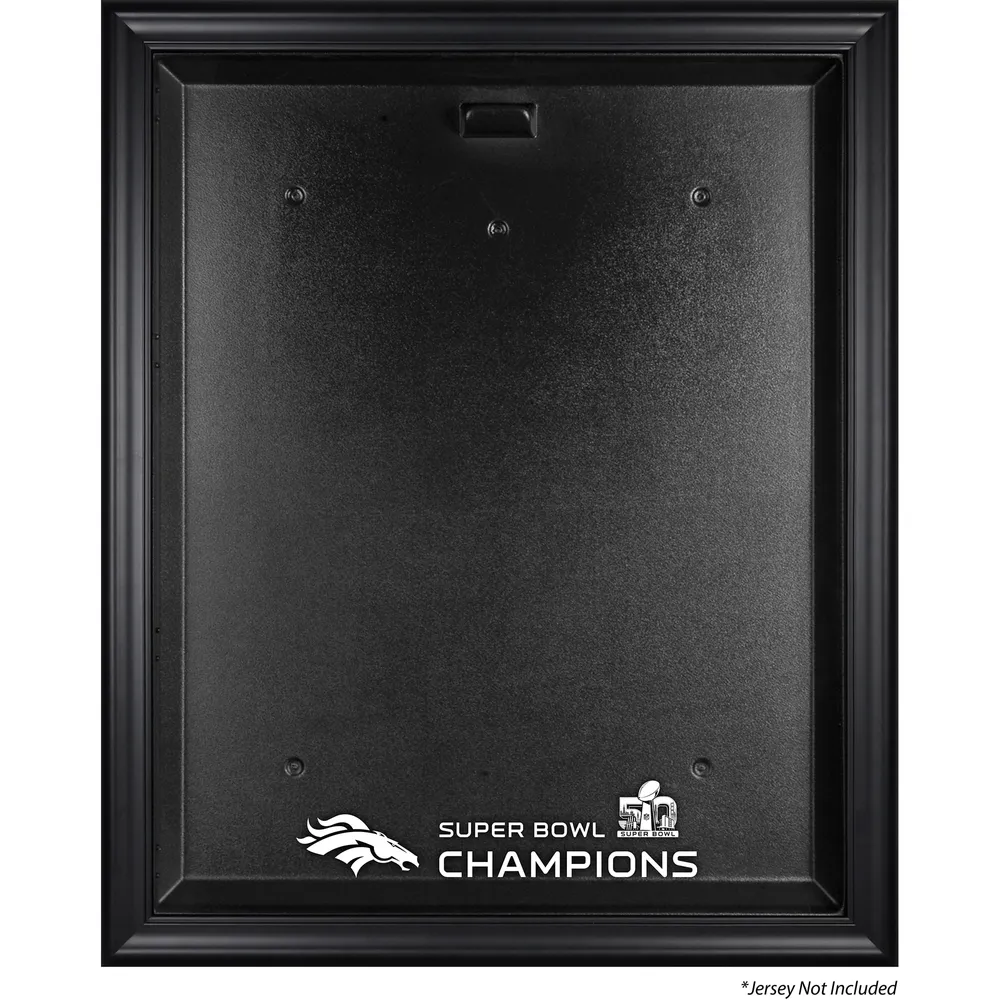 Lids Denver Broncos Fanatics Authentic Framed Jersey Super Bowl 50  Champions Logo Display Case