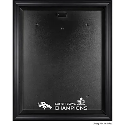 Denver Broncos Fanatics Authentic Framed Jersey Super Bowl 50 Champions Logo Display Case