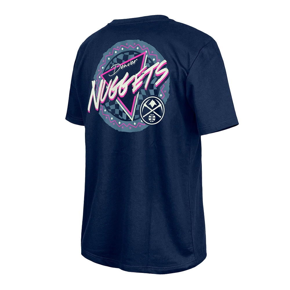 T-shirt phosphorescent bleu marine Denver Nuggets de New Era